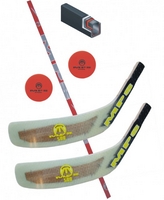 Hokejbalový set MPS 504 - shaft, 2 čepele, 2 loptičky